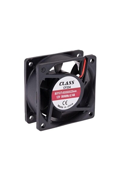 Class 60x60x25mm Dc 12volt Fan - 1adet