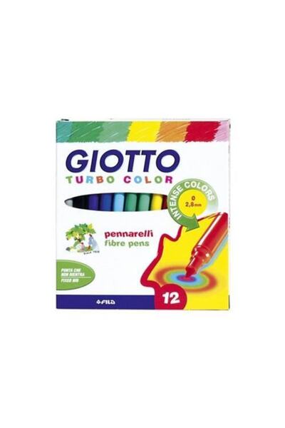 Giotto Giotto Turbo Color Keçeli Kalem 12 Renk 416000