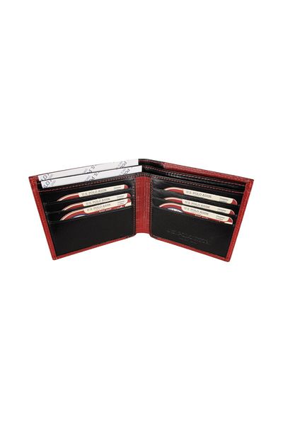 U.S. Polo Assn. Plcz8410 Claret Red Men's Wallet