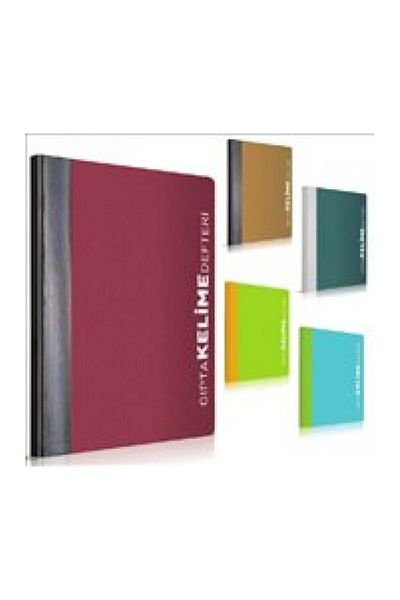Gıpta A5 Word Book Plastic Cardboard 56 Sheets 2190 (Assortment 1 Piece)