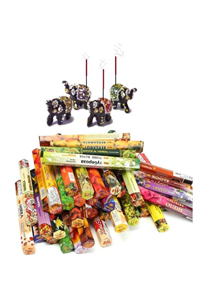 PİRAMİGO Tütsü Seti 120 Adet Tütsü Ve Fil Tütsülük