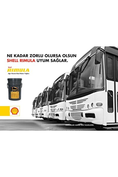 SHELL Rimula R6 Lm 10w40 Kova 20 Litre-(E7/mb 228.51)