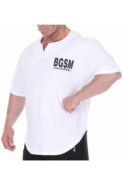 Big Sam Men's Classic Rag Top T-shirt White 3281