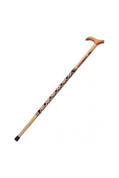 Genel Markalar Ahşap İşlemeli Baston Ağaç Baston Kayın Gürgen Ağacı Baston