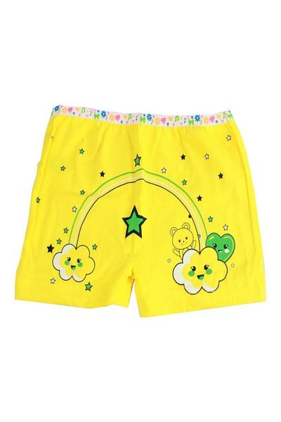 Tutku Pack of 6 Printed Elastane Girls' Panties Boxer Shorts