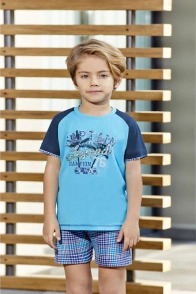ROLY POLY Set de pijamale pentru băiat, cu mâneci scurte, din 3 piese