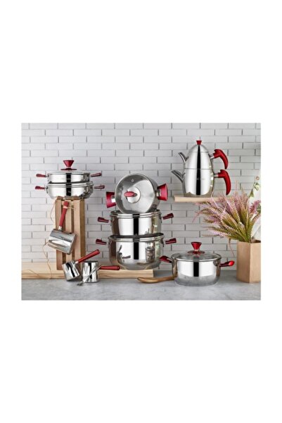 Aryıldız 20 Parça Orient Ideal Çeyiz Tencere Seti Rosegold