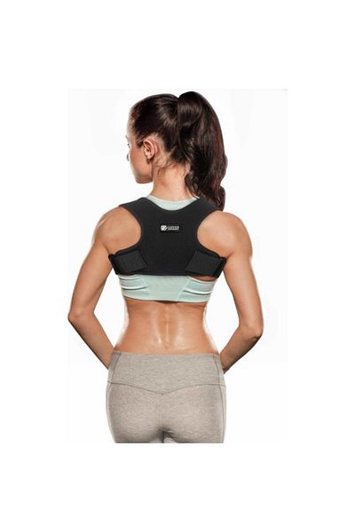 Ankaflex Unisex Μαύρη πεταλούδα όρθια στάση κορσέ κατά της καμπούρας