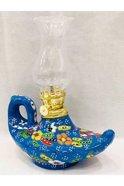 Sultan Çini -el Emeği Büyük Boy Gaz Lambası