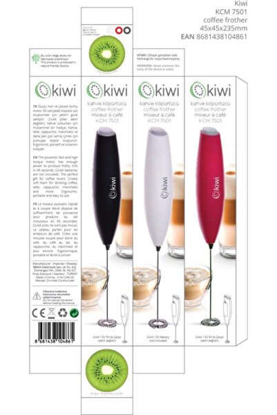 Kiwi Kcm 7501 Kahve Süt Köpürtme Makinası
