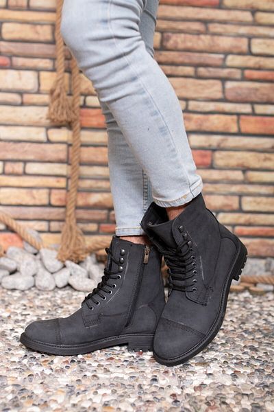 Riccon Men's Black Boots 0012955