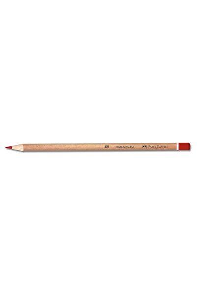 Faber Castell Faber-castell Başlık Kalemi Natural Kırmızı 1132419001 12 Li (1 Paket 12 Adet)