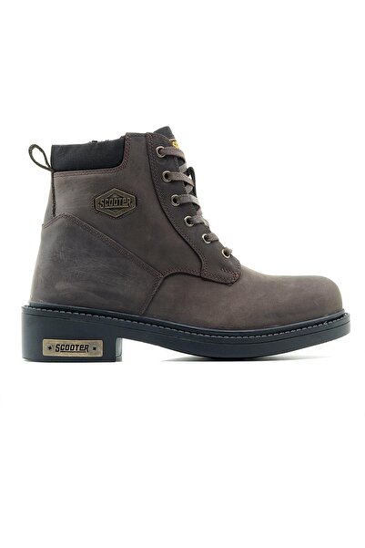 Scooter Sccoter Erkek Hakiki Deri Bot 20k M5121cko