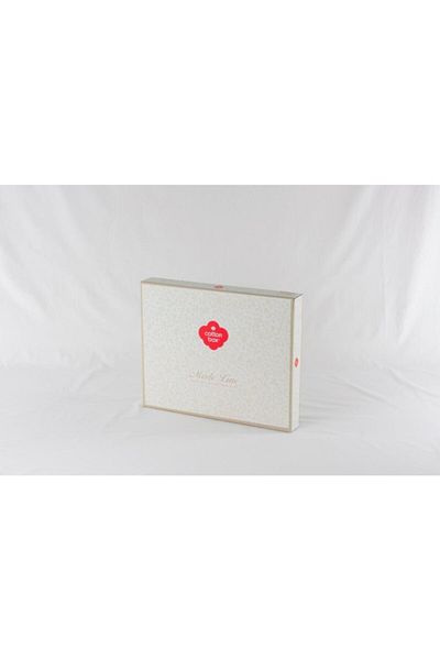 Cotton Box Megan Beige Double Quilt Cover Set