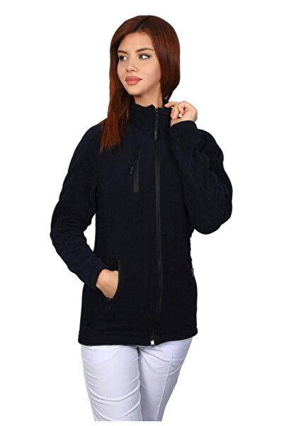 VEHBİ Kadın Doktor Hemşire Poları Hastane Kışlık Polar Ceket Modeli