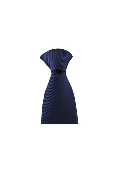 Brianze Navy Blue Diagonal Striped Handkerchief Tie Mkak-2