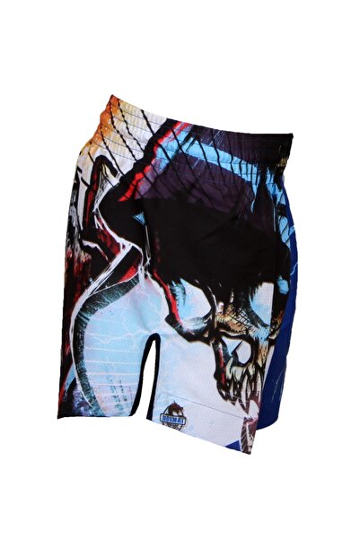 DO-SMAI Dijital Baskılı Fighter Fitness Boks Muay Thai Antrenman Şortu Spor Şort Spor Şort Fgs234