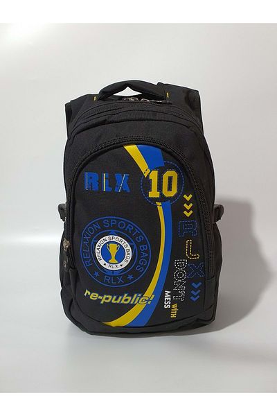 Relaxion 0010 Bat Backpack - Μαύρο - Μονό Μέγεθος
