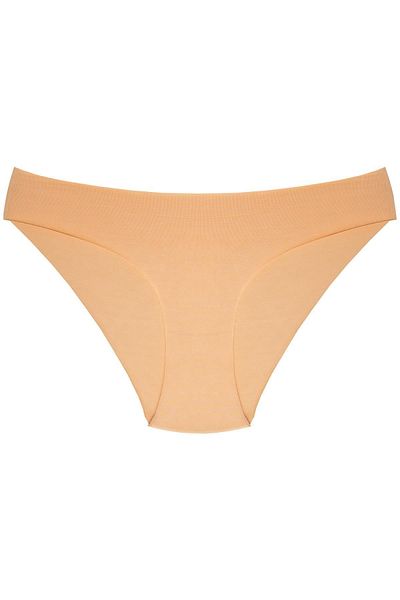 bonbonetti Chiloți de damă, bej, tăiați cu laser, fără sudură, pachet de 3