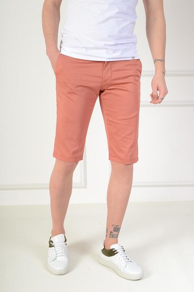 Luppo Club Ανδρικό σορτς Bermuda Slim Fit Cinnamon