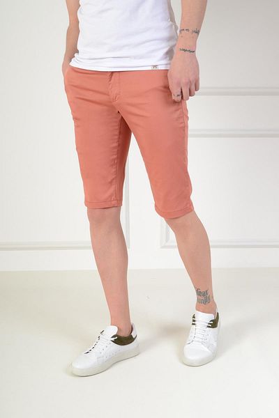 Luppo Club Ανδρικό σορτς Bermuda Slim Fit Cinnamon