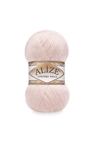 Alize Angora Gold 271 - Ανοιχτό ροζ μαλακό ύφασμα