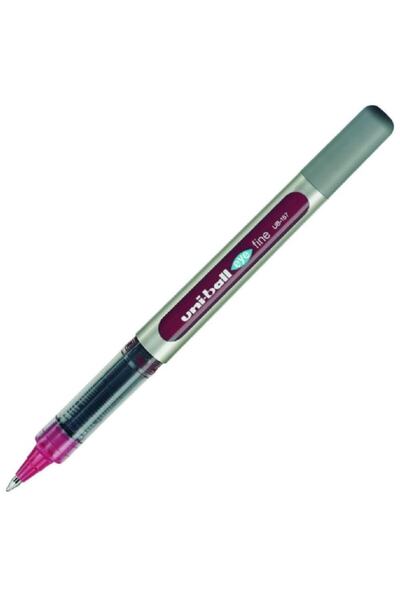 UNİ-BALL قلم الكرة الدوارة Ub-157، طرف كروي رفيع للعين، 0.7 مم، أحمر خمري كلا...