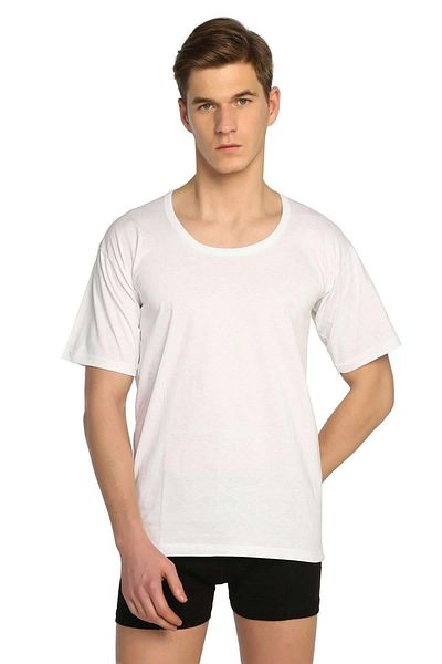 Tutku 6-Piece Crew Neck Men's Cotton Undershirt Set