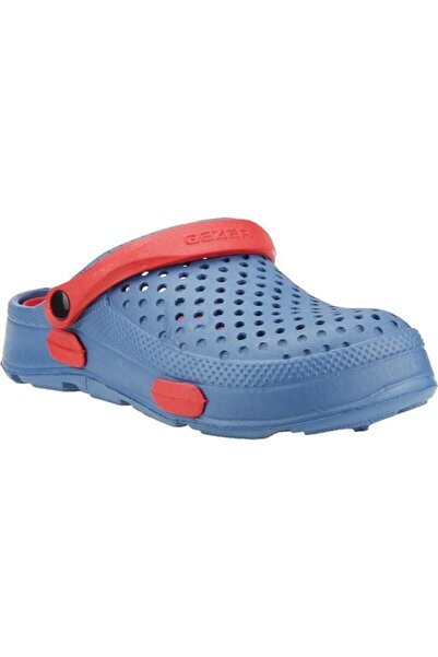 GEZER Μαύρες κόκκινες παντόφλες unisex 3149 233