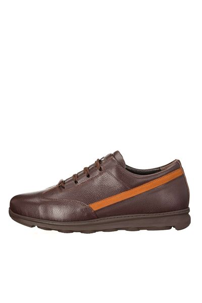 İriadam Gg2073 Brown Cowhide Nubuck Rubber Sole Comfortable Wide Fit Large Size 4 Seasons Men's Shoes