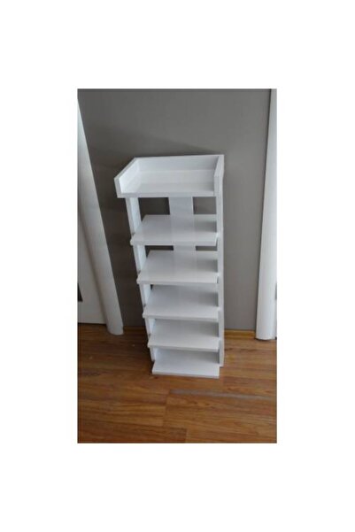 TNCN Mobilya Mina Ayakkabılık (Beyaz-beyaz) Beyaz