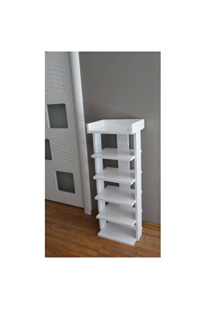 TNCN Mobilya Mina Ayakkabılık (Beyaz-beyaz) Beyaz