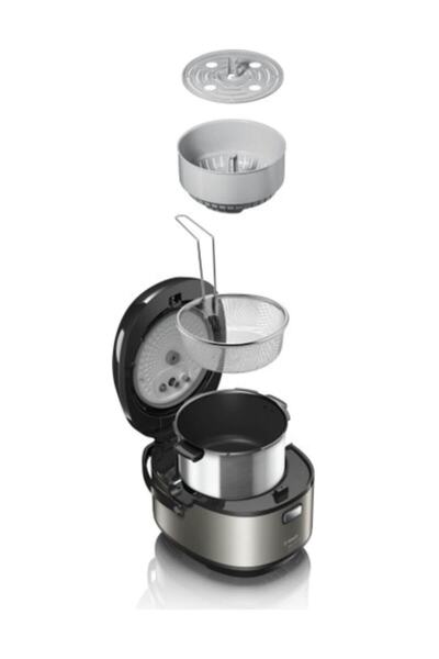 Bosch Autocook Pro MUC88B68TR Çok Amaçlı Buharlı Pişirici Metalik/Siyah