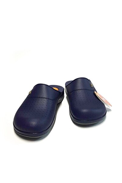 Ceyo 9846 Flex-1 Anatomik Jelli Lacivert Erkek Sabo Terlik