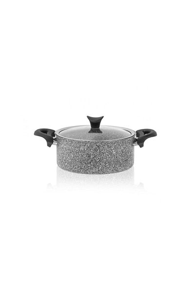 Taç Ultra Granite Deep Pot Gray - 22cm
