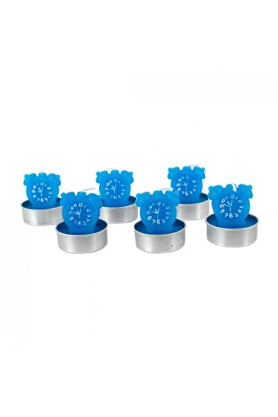 6'lı Saat Tealight Mum