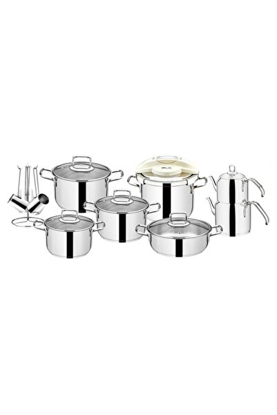 SILA Aknur Plastik Hüma 18 Parça Sade Çeyiz Seti