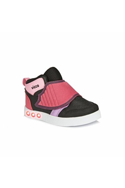 Vicco Ufo Kız Bebe Siyah/fuşya Bot 313.b20k.100