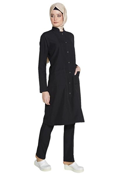 VEHBİ Tesettür Uzun Boy Doktor Önlüğü Öğretmen Önlüğü Hemşire Önlük Kadın Uzun Önlük