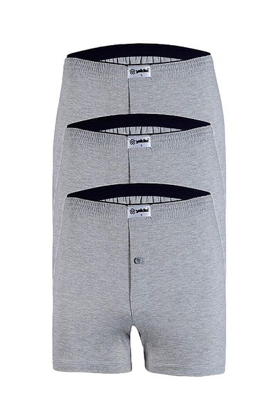 YILDIZ Pack of 3 Men's Towel Waist Flat Boxers