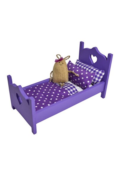 Putty Ahşap Oyuncak Kalpli Karyola