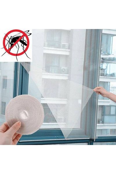 Mashotrend 2 Pieces 75x125 Cm Window Fly Screen - Tulle Fly Screen - Glass Door Fly Screen Adhesive Velcro Practical