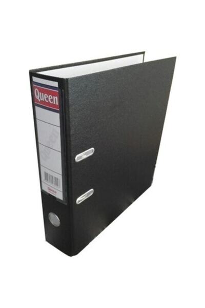 QueenKlasör Папка Queen с широки закопчалки, черна, комплект от 10 броя, икон...