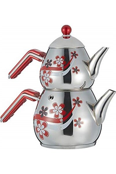 Kahramanlar Damla Papatya Mega Boy Çelik Çaydanlık Takımı