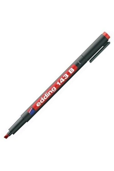 Edding 143b Acetate Pen Permanent B Series 1-3 Mm Red (Pack of 10)