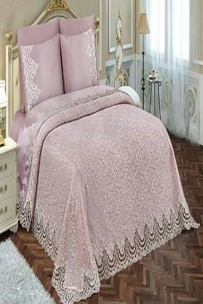 ESEN EV TEKSTİLİ VE ÇEYİZ Armes Blanket Set 6 Pieces Lilac