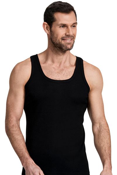 Namaldı 6-Piece Rib Fabric Men's Athlete Open Collar 112 Black Pack of 6