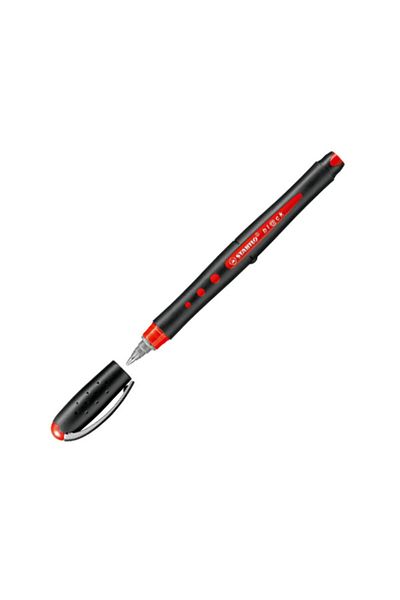 Stabilo Stabılo 1018/40red (10 PACK) Roller Pen Black Ball Nib Medium