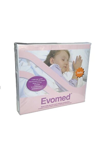 EVOMED Anti Alerjik Bebek Yatak Kılıf Seti Anti Mite 70 X 140 X 15 Cm Için