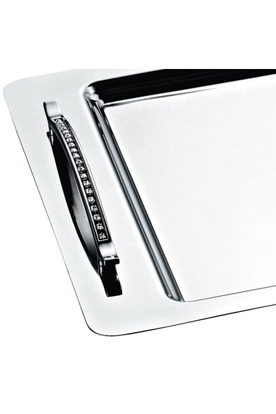 Nehir Rana Stainless Steel Tray Tea Tray - Serving Tray